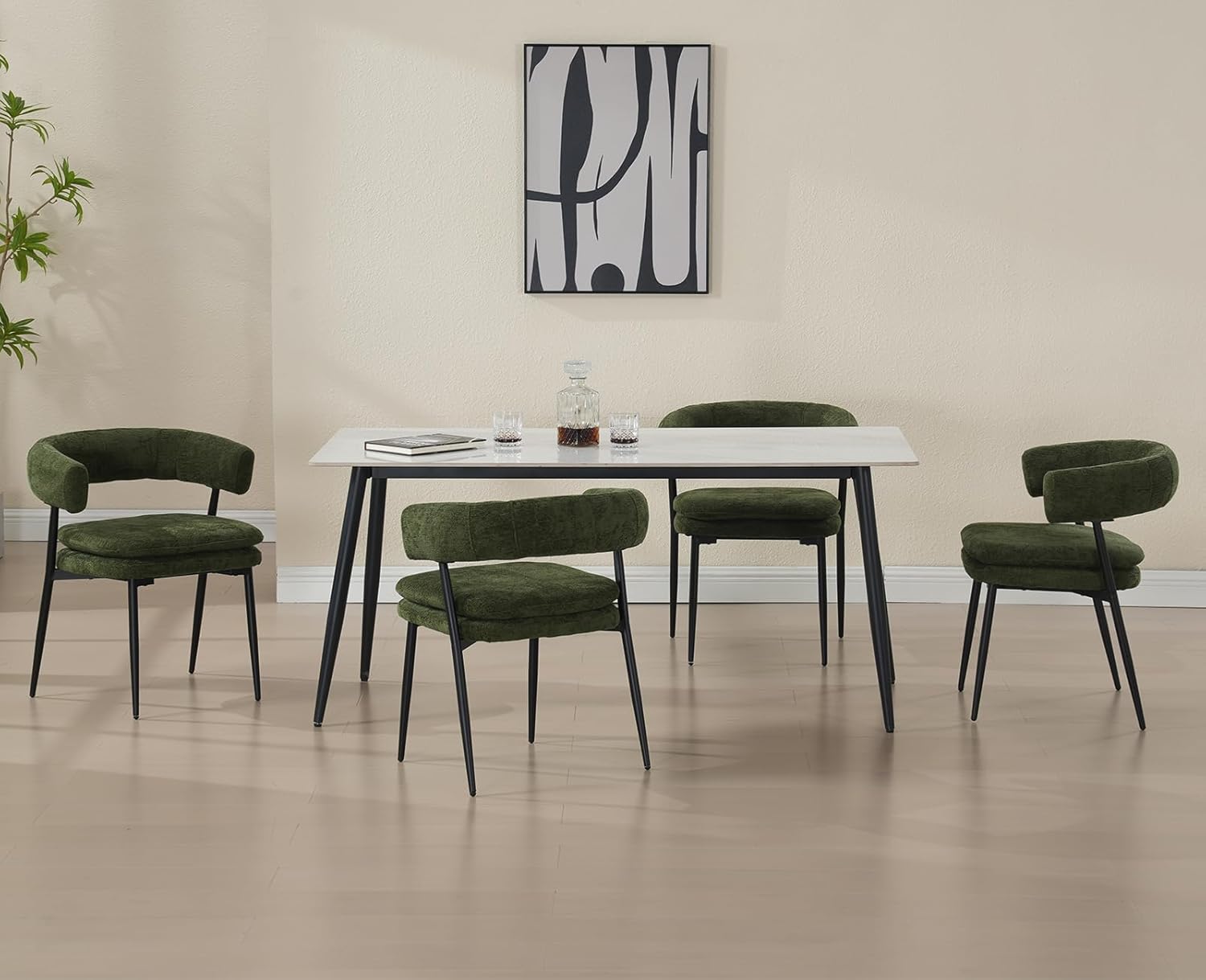 Djursholm Green Dining Chair – 2 Pack - Imagen 2