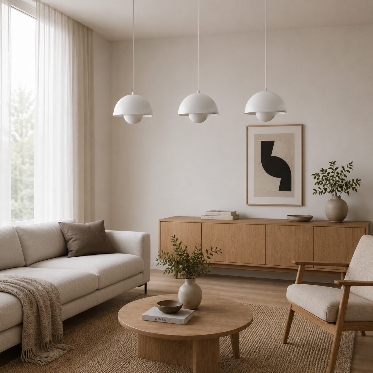 Helsinki White – Vintage Design Pendant Lamp - Imagen 2