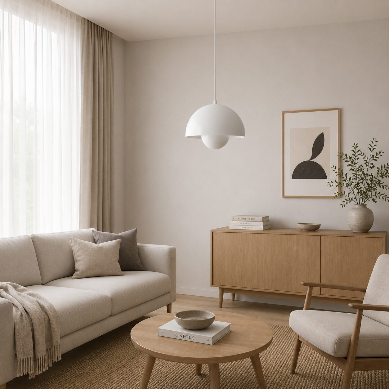 Helsinki White – Lámpara colgante de diseño vintage