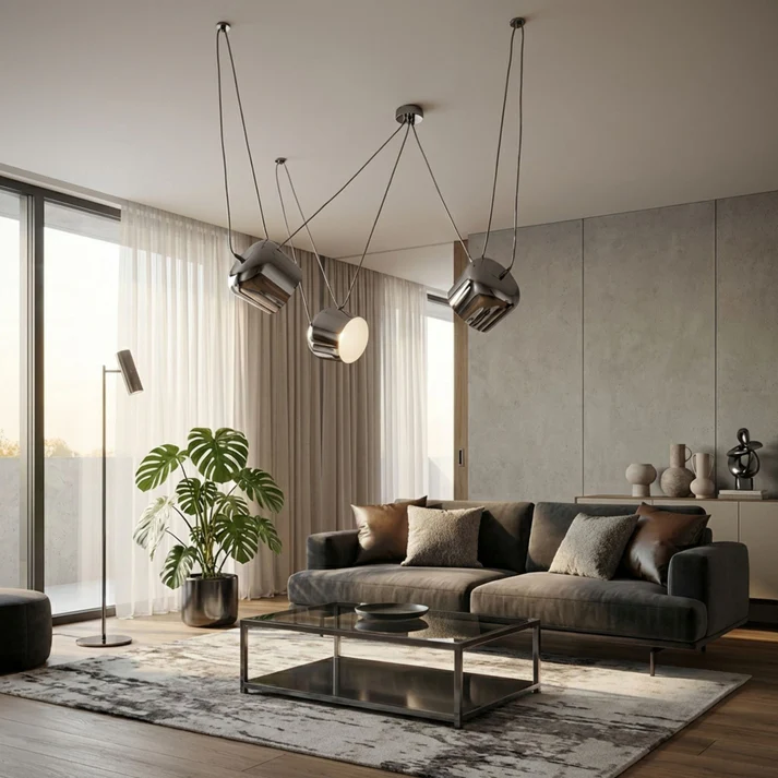 Karlstad – Modern Triple Pendant Light - Imagen 6