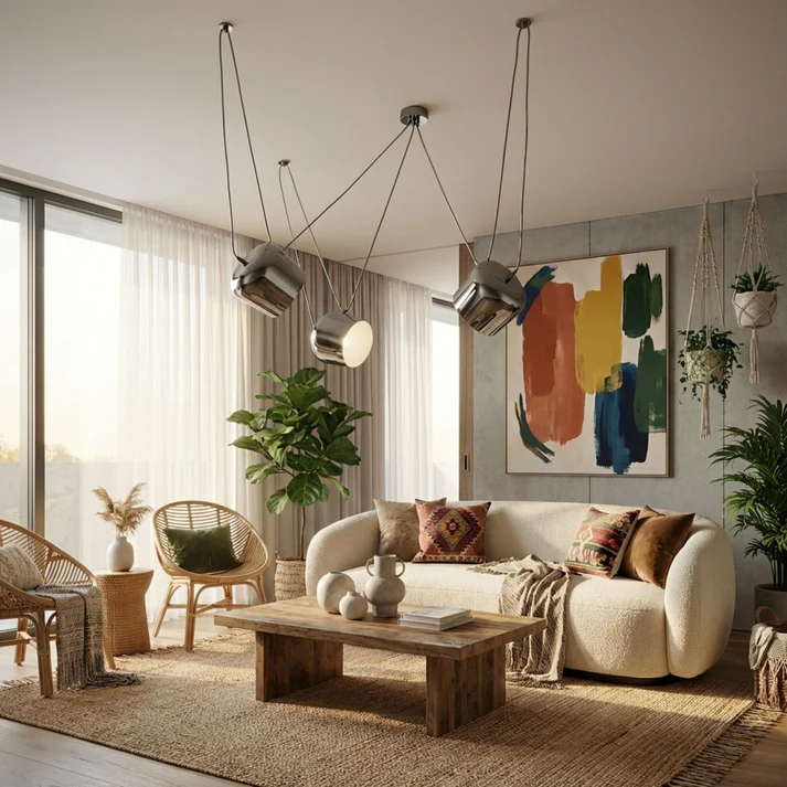 Karlstad – Modern Triple Pendant Light - Imagen 7