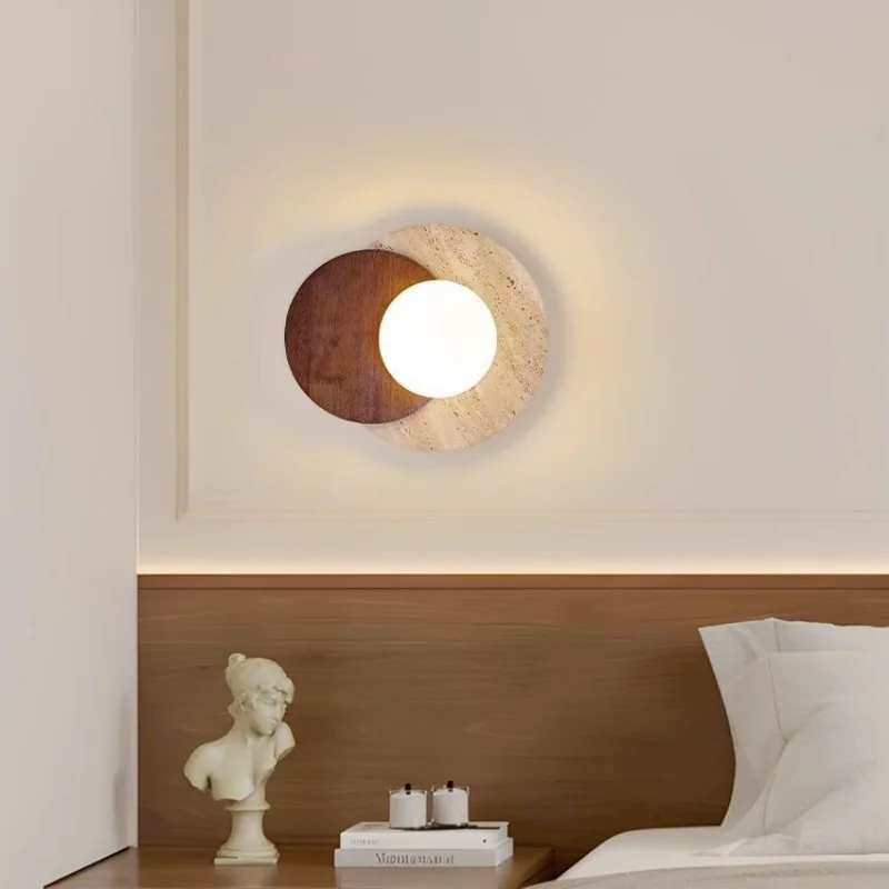 Kolvereid – Nordic Travertine Wall Light - Imagen 2