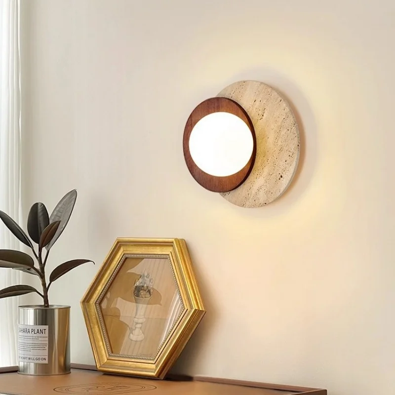 Kolvereid – Nordic Travertine Wall Light - Imagen 3