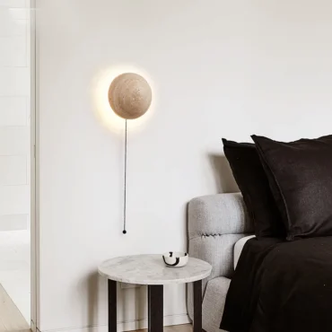 Gjøvik – Nordic Natural Travertine Wall Light
