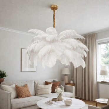 Uppsala Ceiling Lamp – Feather Pendant Light