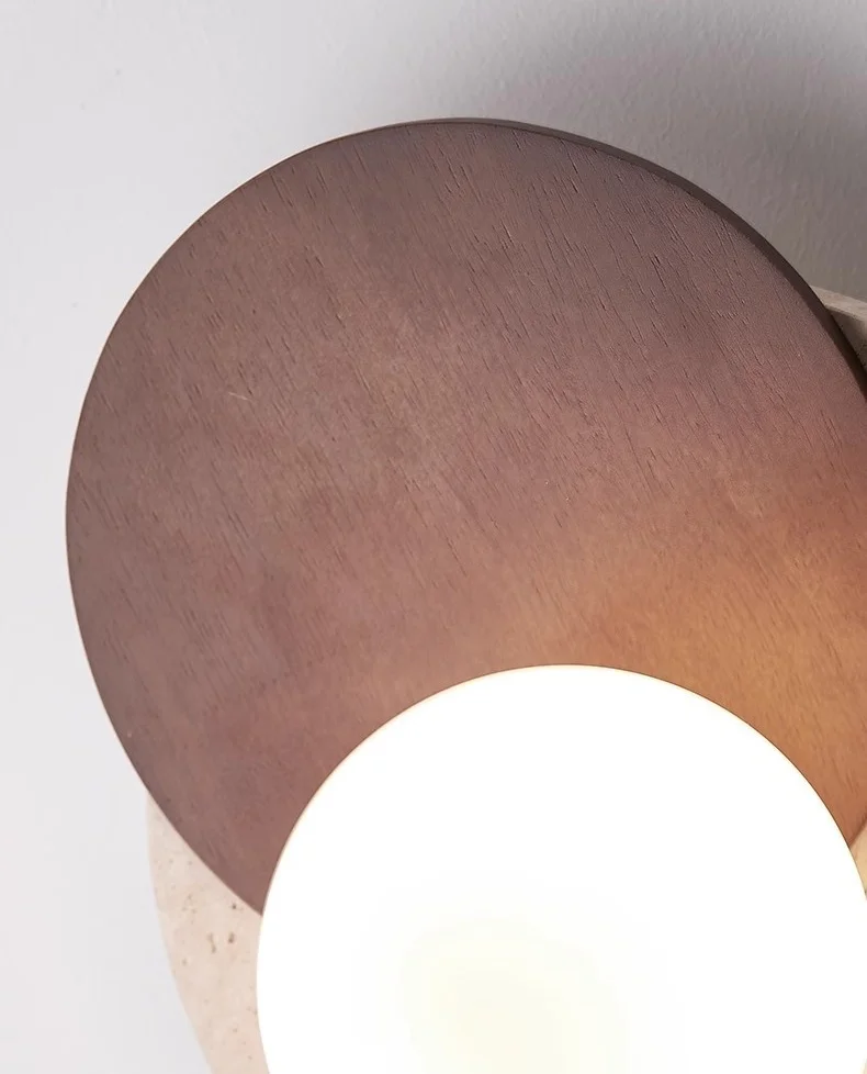 Kolvereid – Nordic Travertine Wall Light - Imagen 11