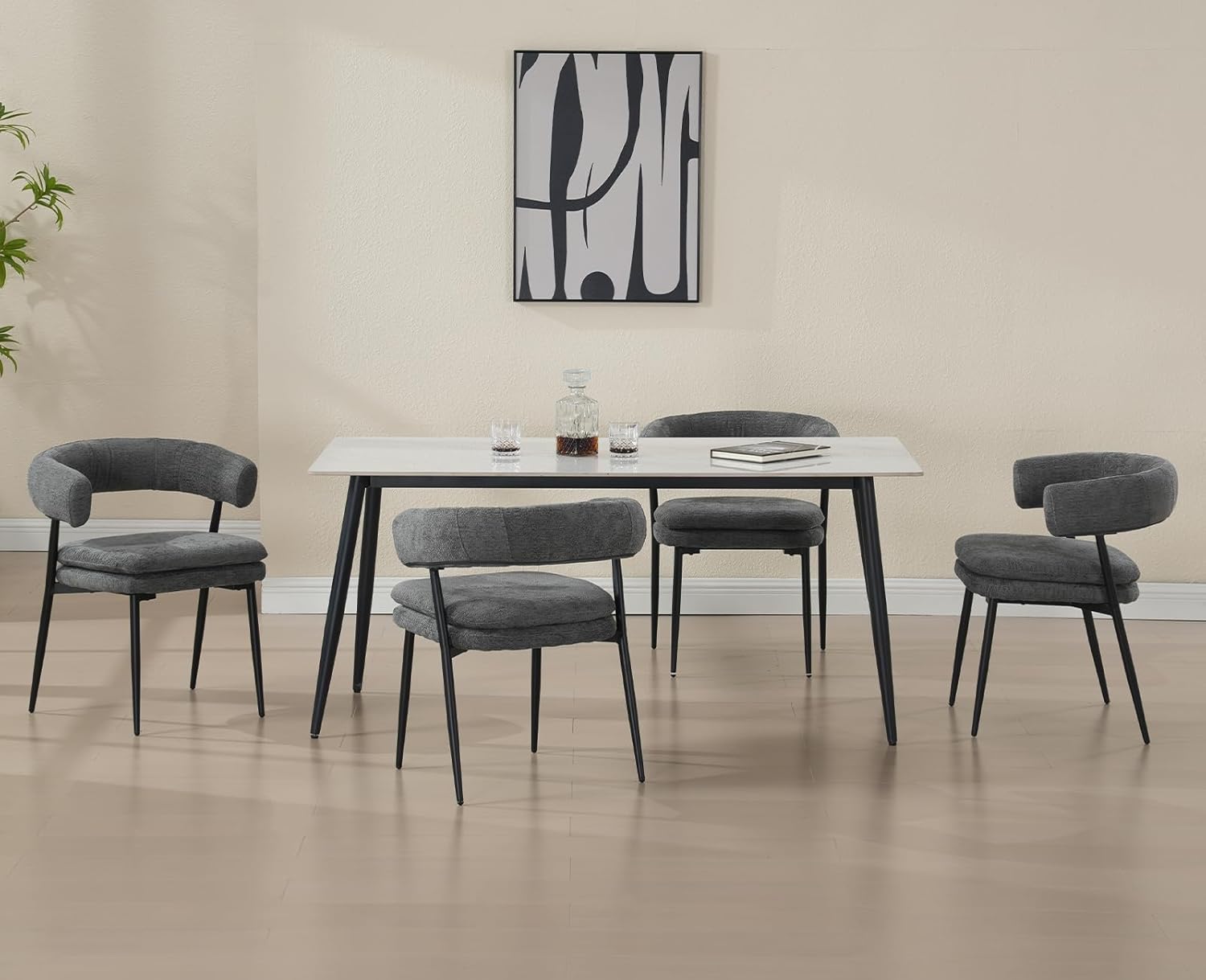 Djursholm Grey Dining Chair – 2 Pack - Imagen 2