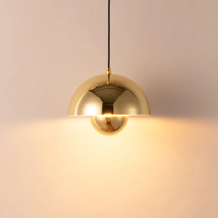 Helsinki Gold – Vintage Design Pendant Lamp - Imagen 2