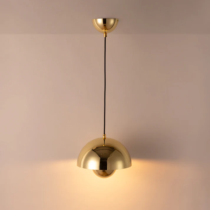 Helsinki Gold – Vintage Design Pendant Lamp - Imagen 3