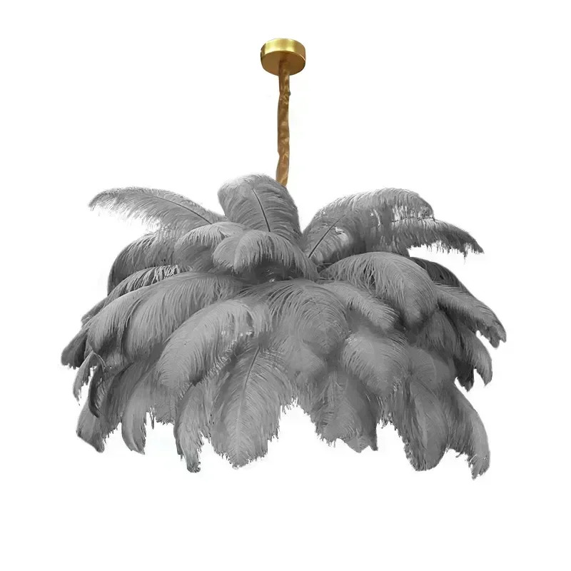 Uppsala Ceiling Lamp – Feather Pendant Light - Imagen 4