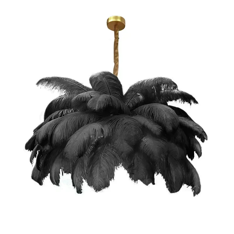 Uppsala Ceiling Lamp – Feather Pendant Light - Imagen 6