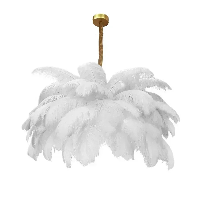 Uppsala Ceiling Lamp – Feather Pendant Light - Imagen 2