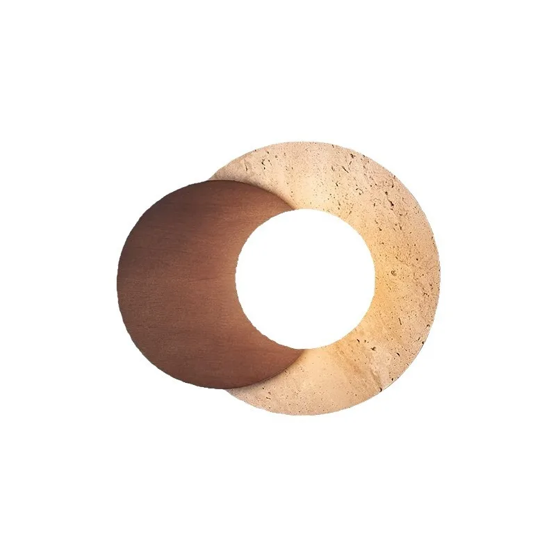 Kolvereid – Nordic Travertine Wall Light - Imagen 7
