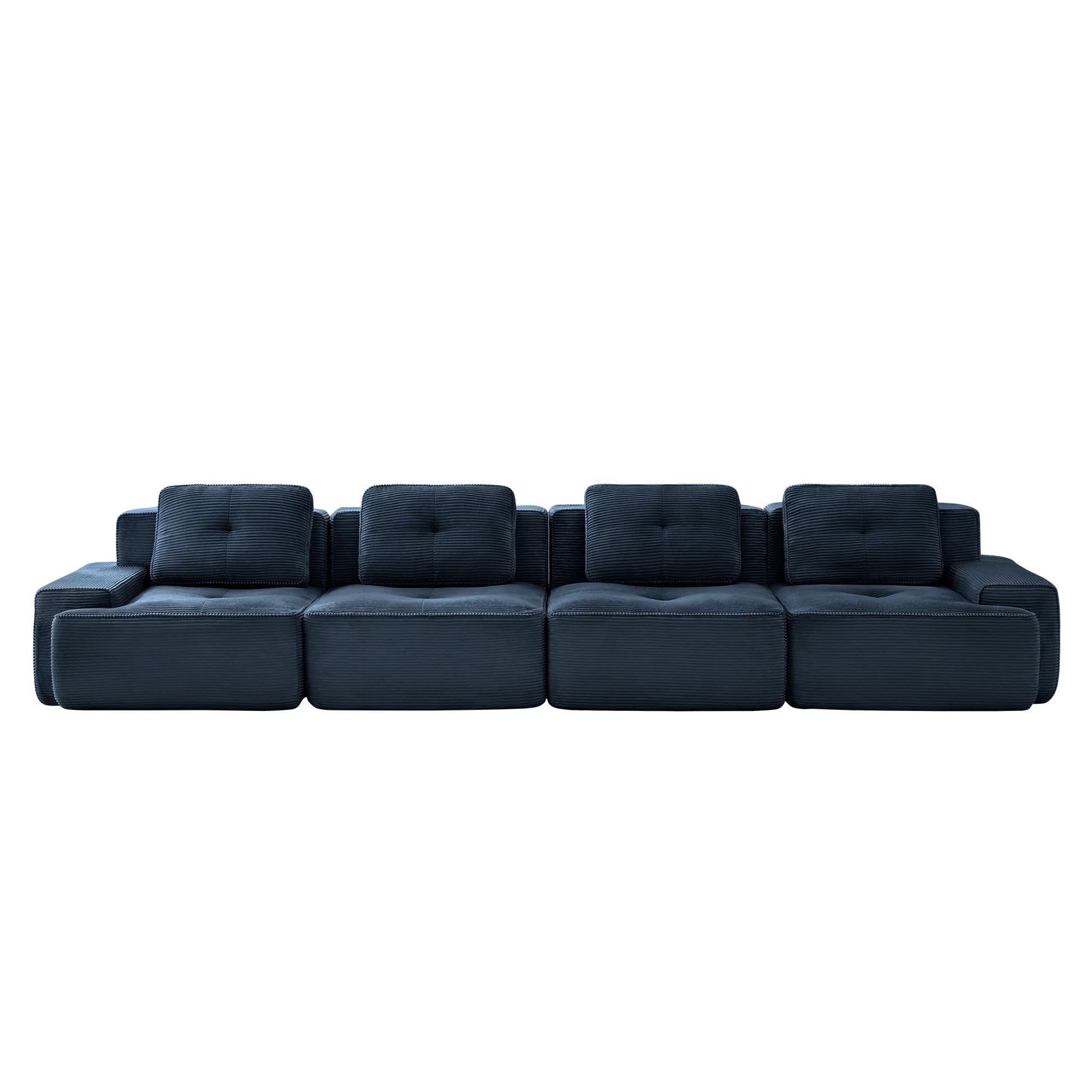 Djurgården 4 Seater Modular Corduroy Sofa - Imagen 20