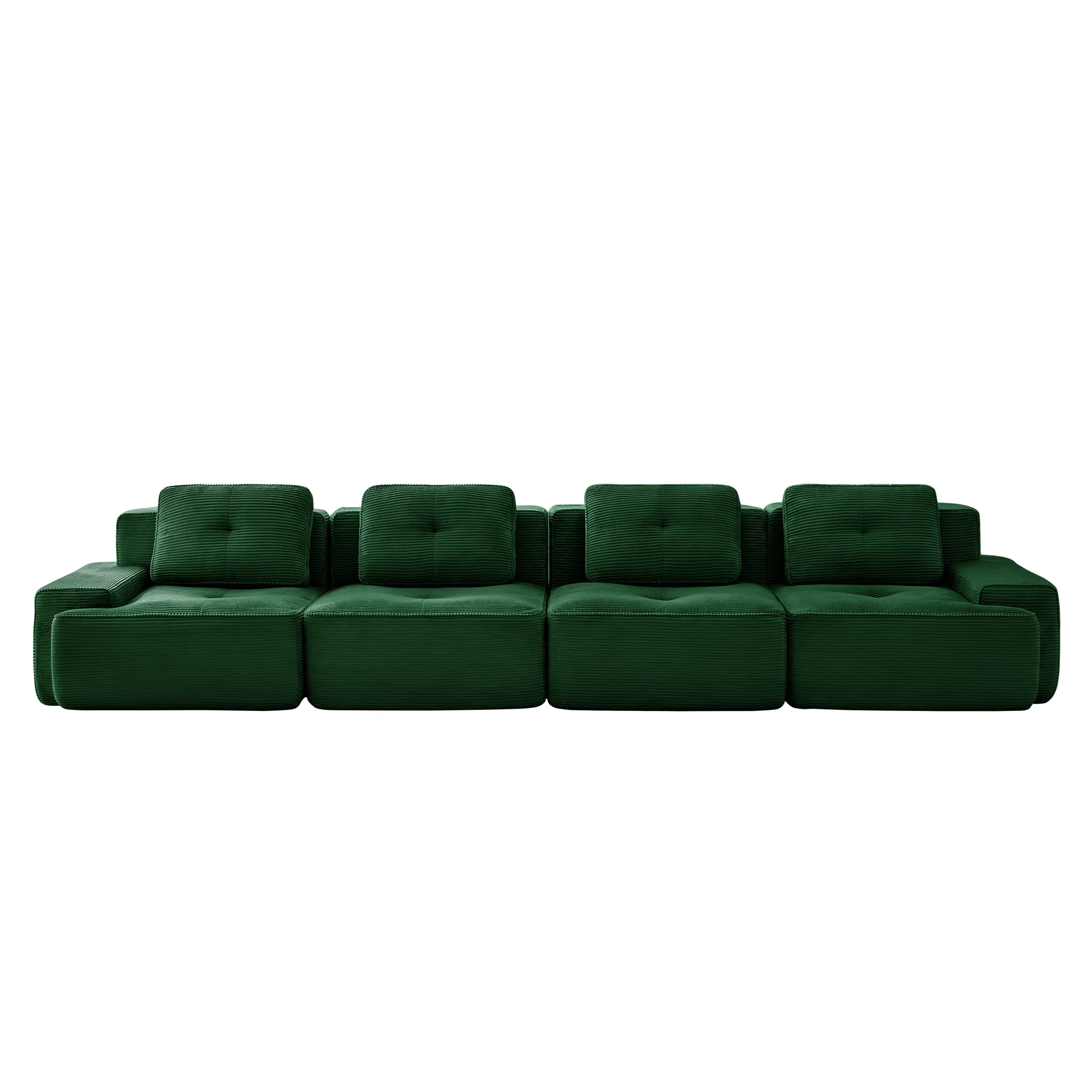 Djurgården 4 Seater Modular Corduroy Sofa - Imagen 28