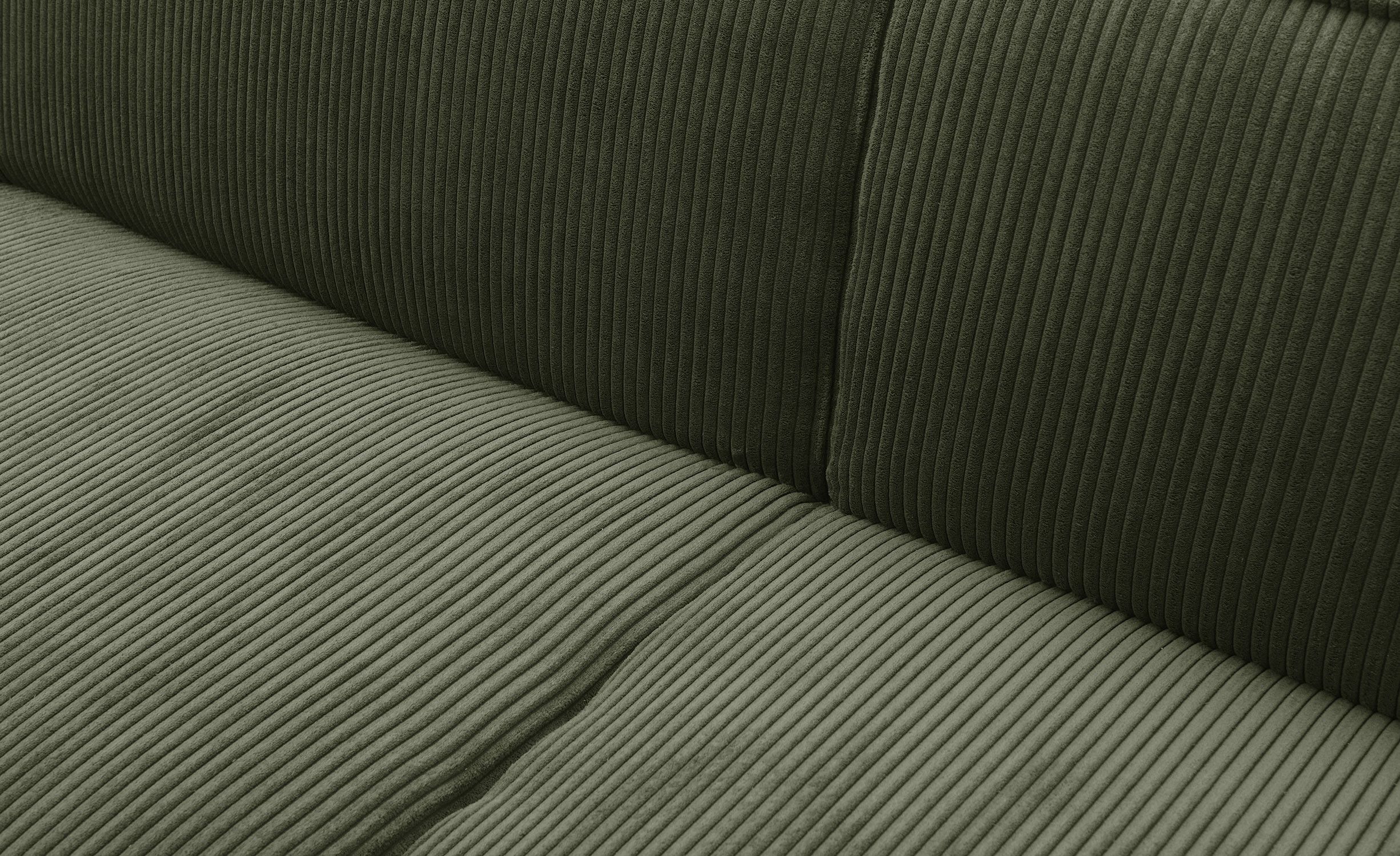 Laholm – 3-Seater Ribbed Velvet Sofa Bed - Image 4