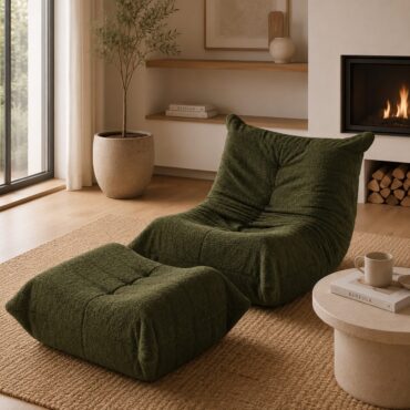 Sillón Moss con reposapiés