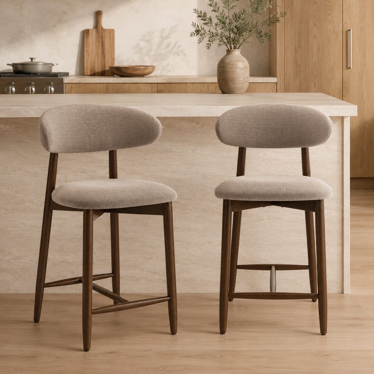 Ringsted Solid Wood Bar Stool - Image 4