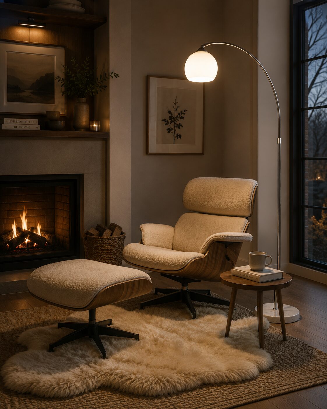 Ribe Floor Lamp – Modern Chrome Arc Floor Lamp - Image 5