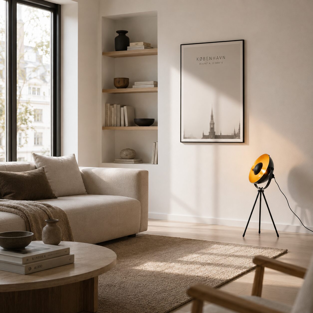 Holstebro Table Lamp – Vintage Tripod Design - Image 5
