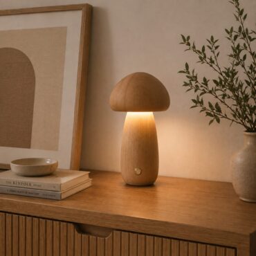 Sundsvall Mini Table Lamp – Scandinavian Mushroom Design