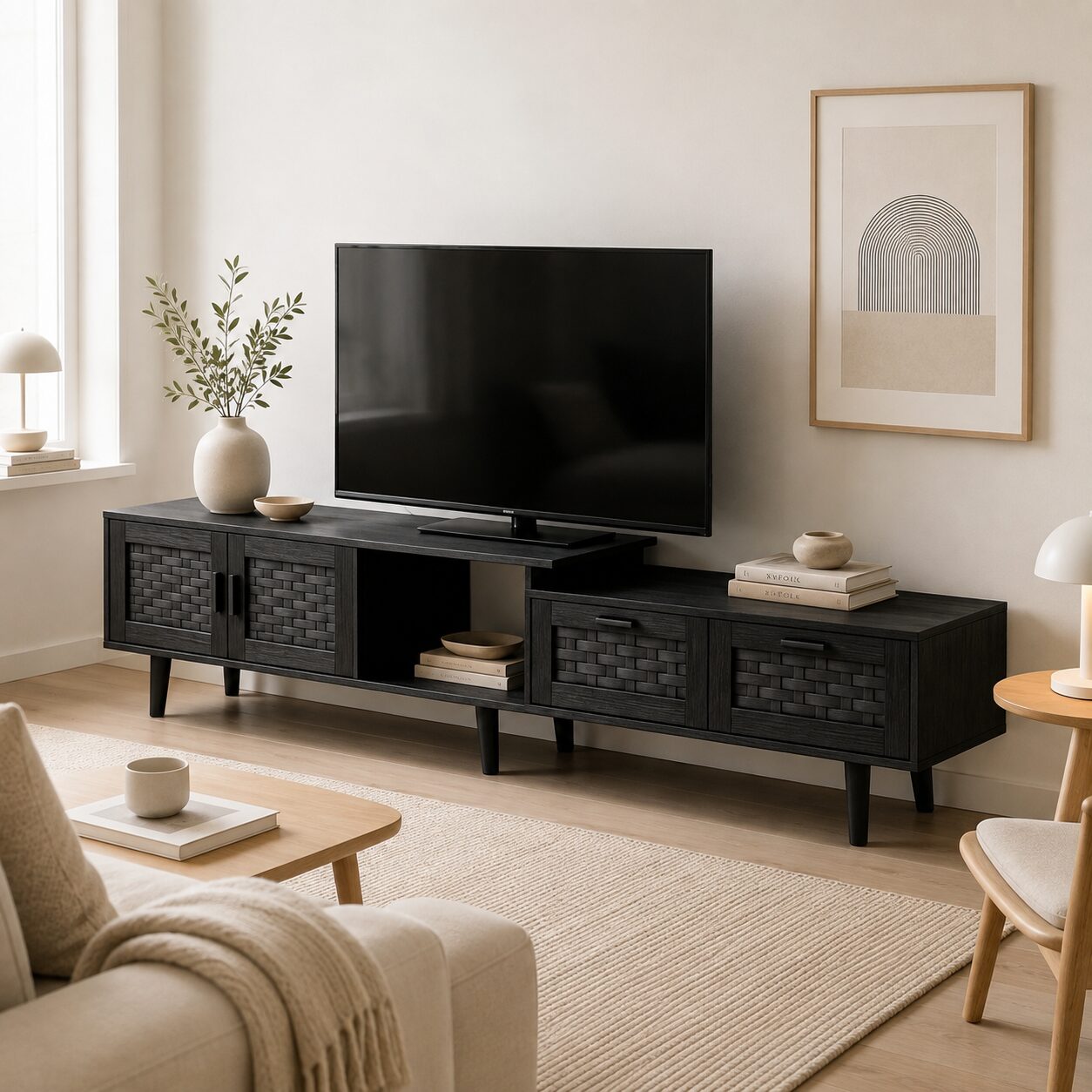 Rögle Scandinavian TV Bench - Image 2