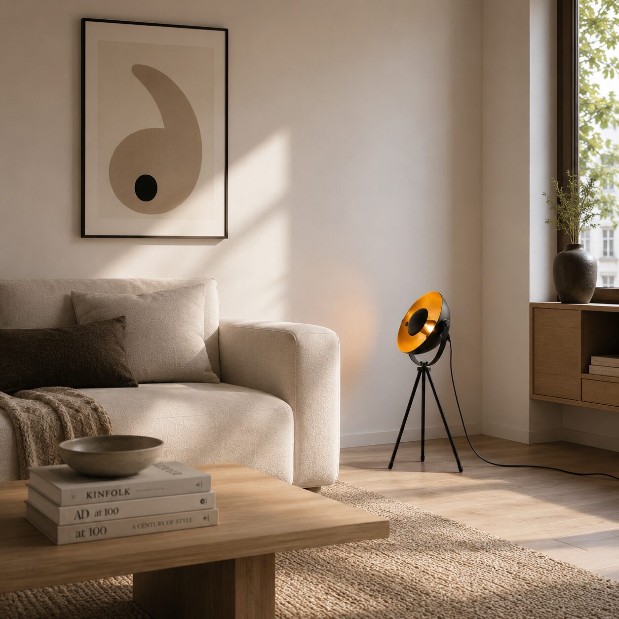 Holstebro Table Lamp – Vintage Tripod Design - Image 6
